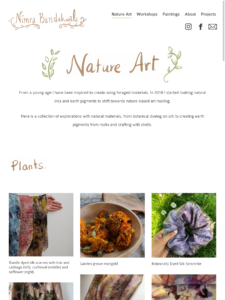 Nimra Bandukwala Nature Art page | Tablet